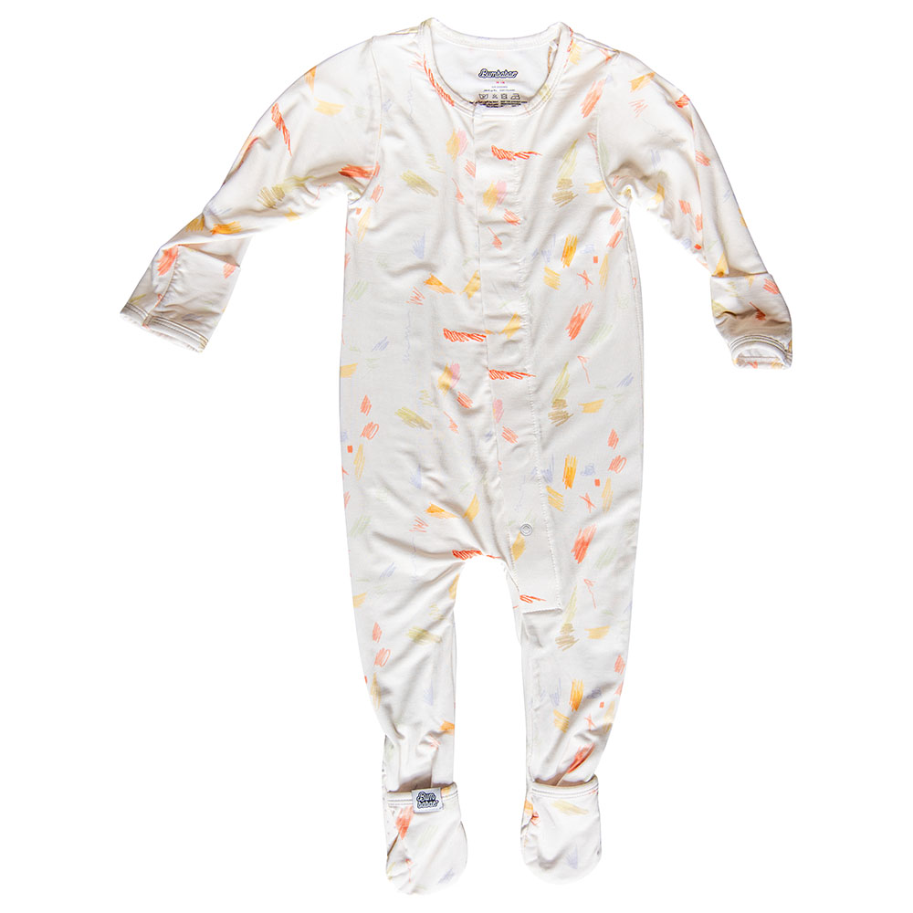 Bumbabae Mag Clasp Sleepsuit Scribble Wibble