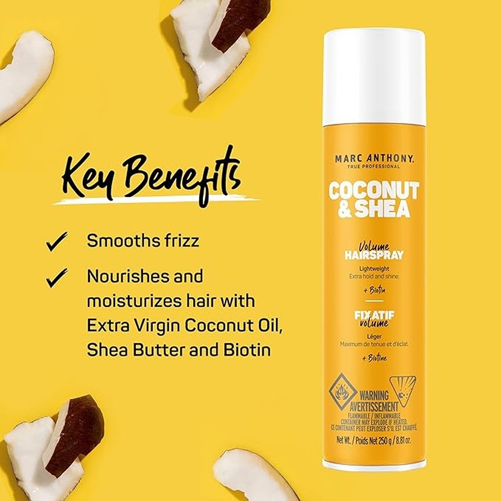 Marc Anthony - Coconut And Shea Volume Hairspray - 250 g
