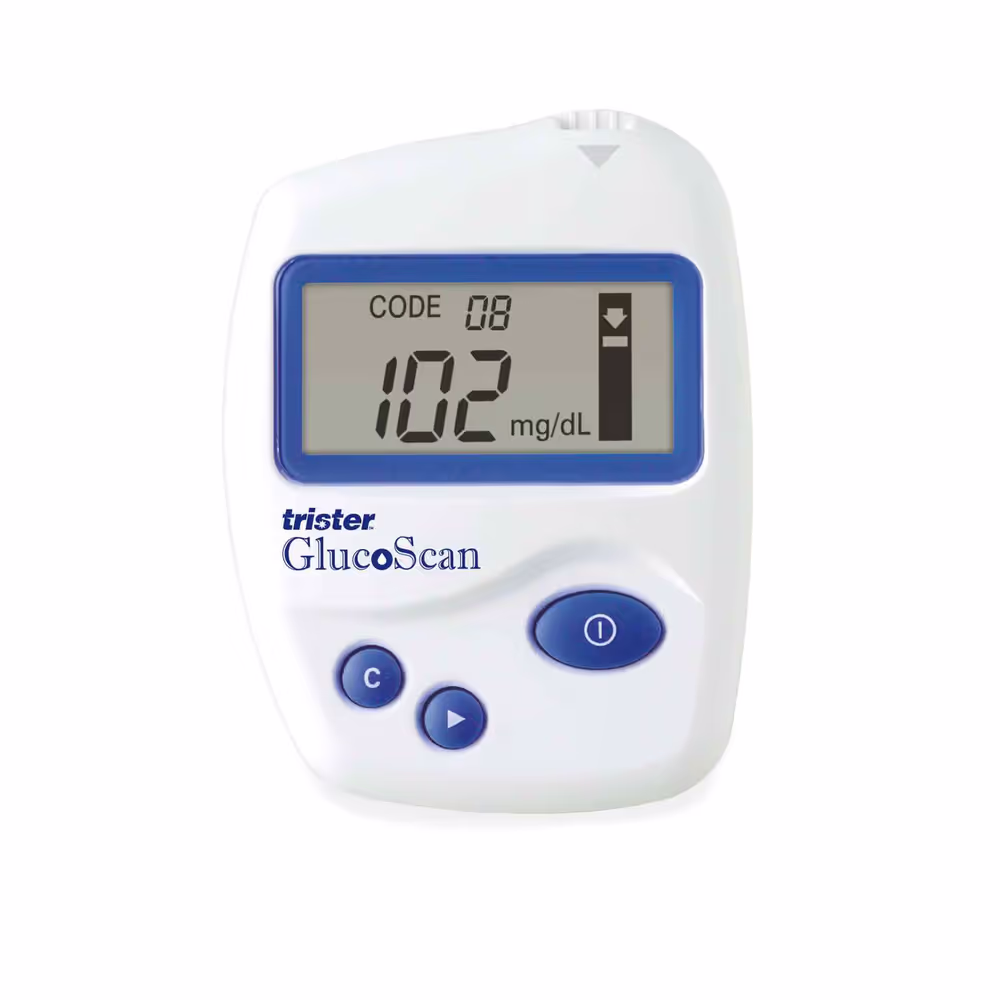 Trister - Fast & Accurate Glucose Meter - 100 Strips