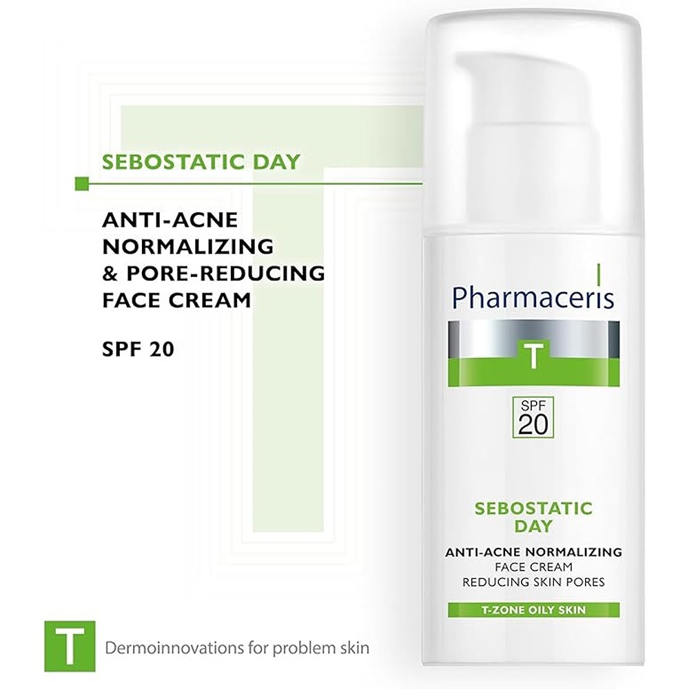 Pharmaceris - SPF20 T-Zone Anti-Acne Normalizing Face Cream - 50 ml