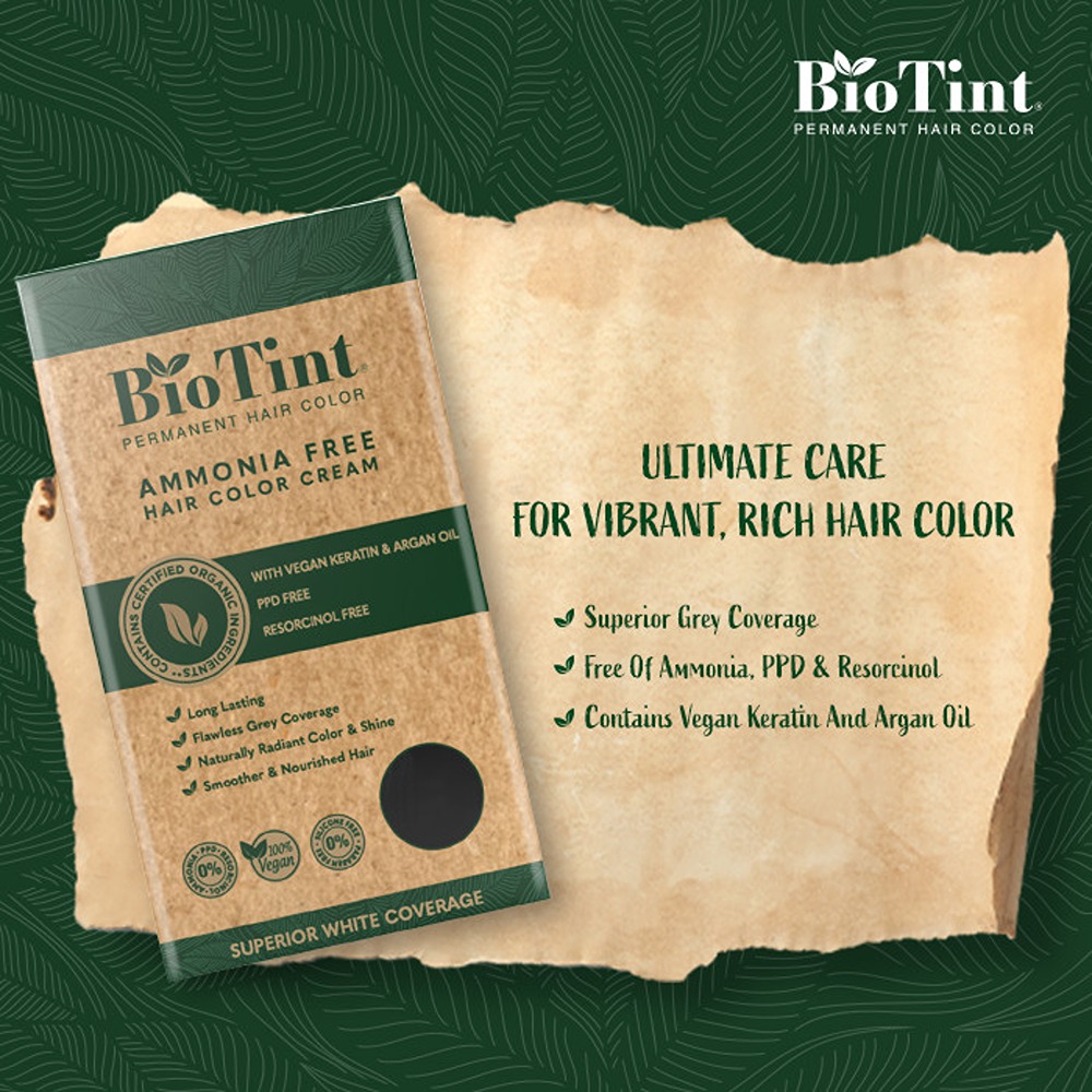 Biotint - Permanent Hair Colour Kit - 3.0 Dark Brown - 150 ml