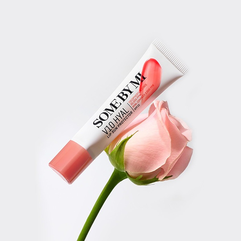 Some By Mi - V10 HYAL SPF15 Lip Sun Protector - Rosy - 7ml