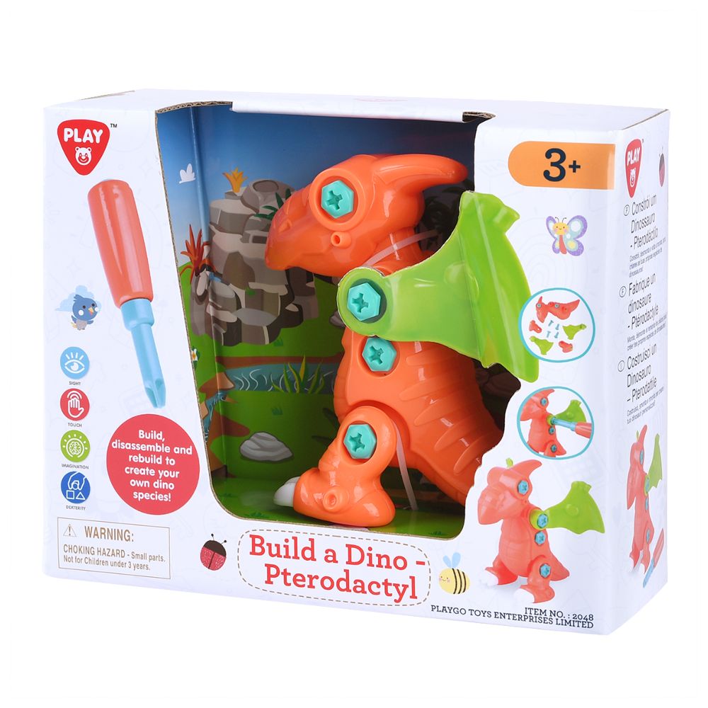 Playgo - Build A Dino Assemble Set - Pterodactyl