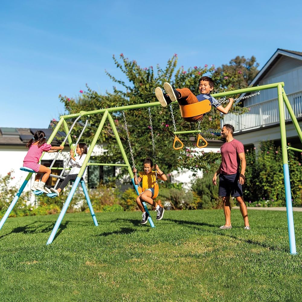 Intex - Swing And Glide Set - Green/Blue