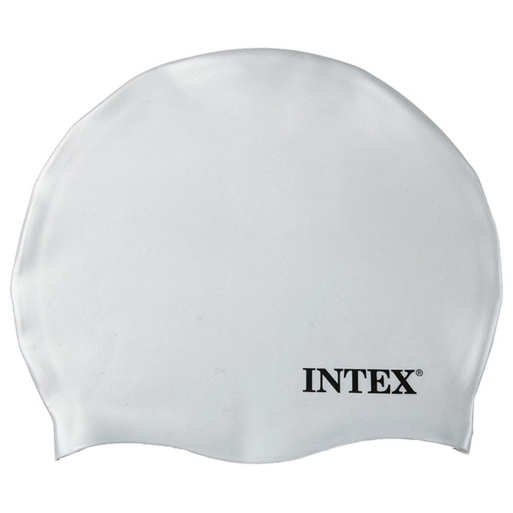 Intex - Silicone Swim Cap - White