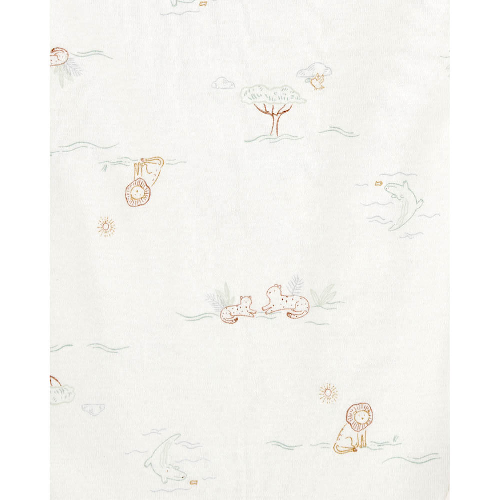 Carter's Baby Boy's Shorts Sleeves Printed Bodysuit - 5 Pcs