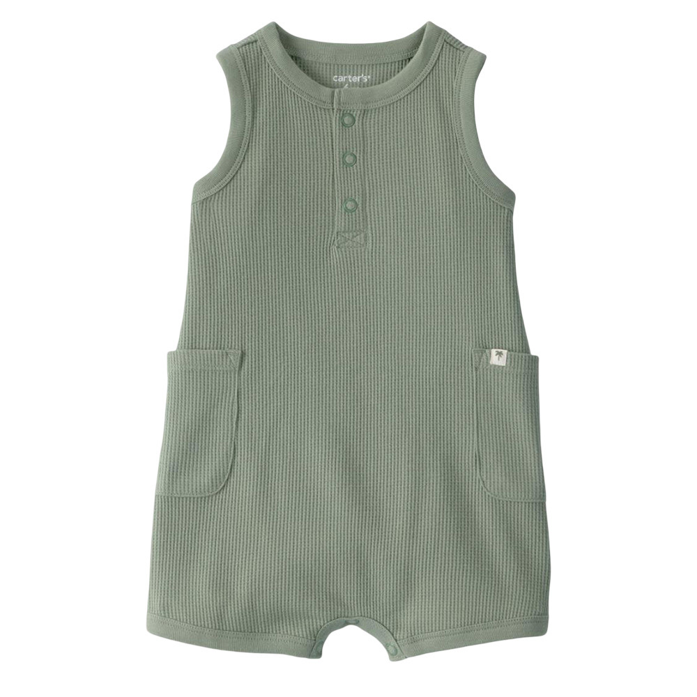 Carter's Baby Boy's Ribbed Creeper with Pockets