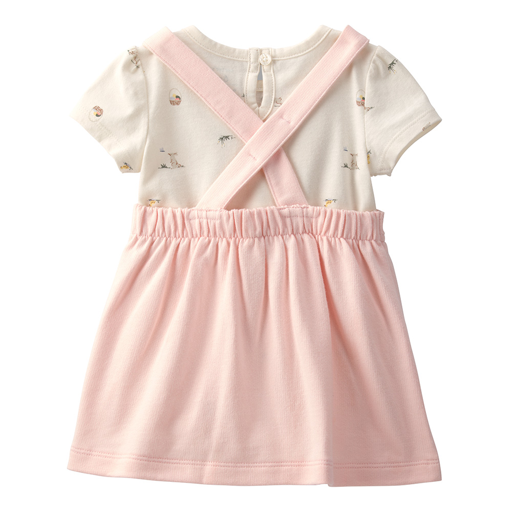 Carter's Baby Girl's Bunny Jumper with T-Shirt - Pink - 2 Pcs