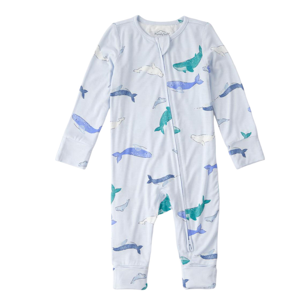 Carters - Baby Boy's Sleep N Play Whale Printed Sleepsuit - Blue