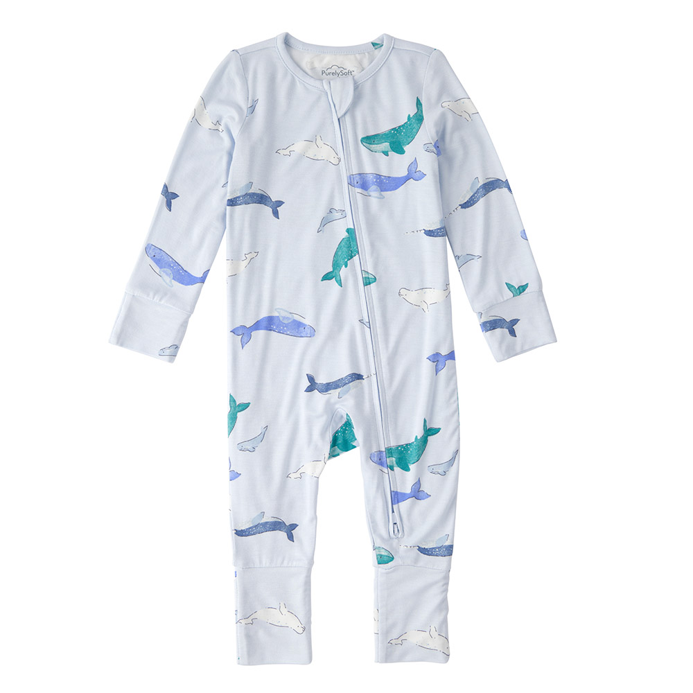 Carters - Baby Boy's Sleep N Play Whale Printed Sleepsuit - Blue