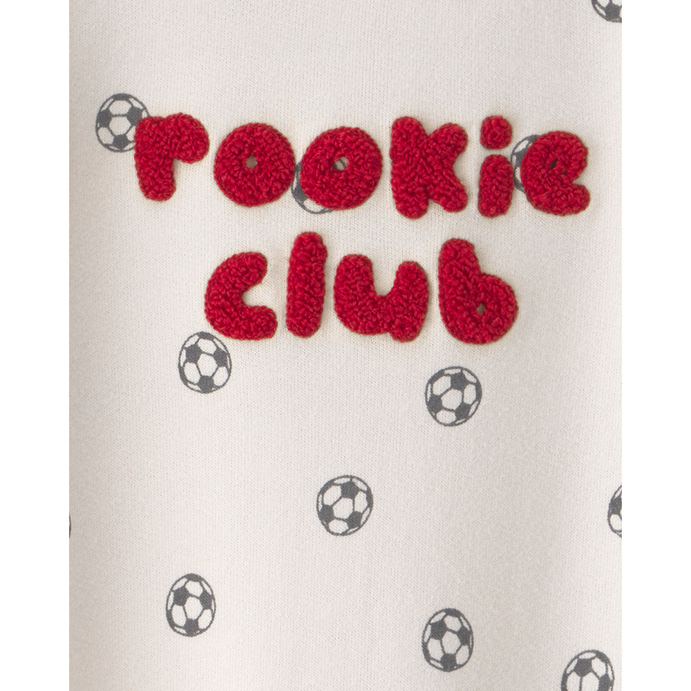 Carter's Baby Boy's Rookie Club Printed Jumpsuit - Ivory