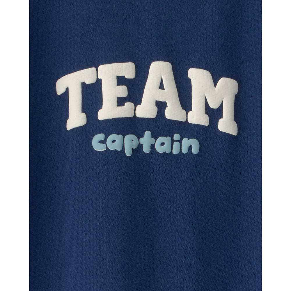 Carter's Baby Boy's Team Captain Printed Jumpsuit - Blue