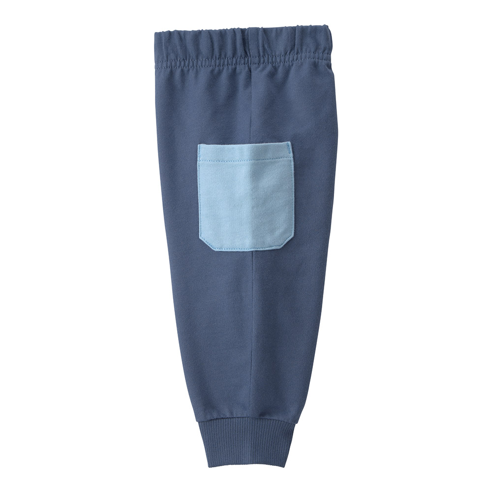 كارترز - طقم تبان (بربتوز) بطبعة الأخ الصغير مع بنطال - أزرق - قطعتين