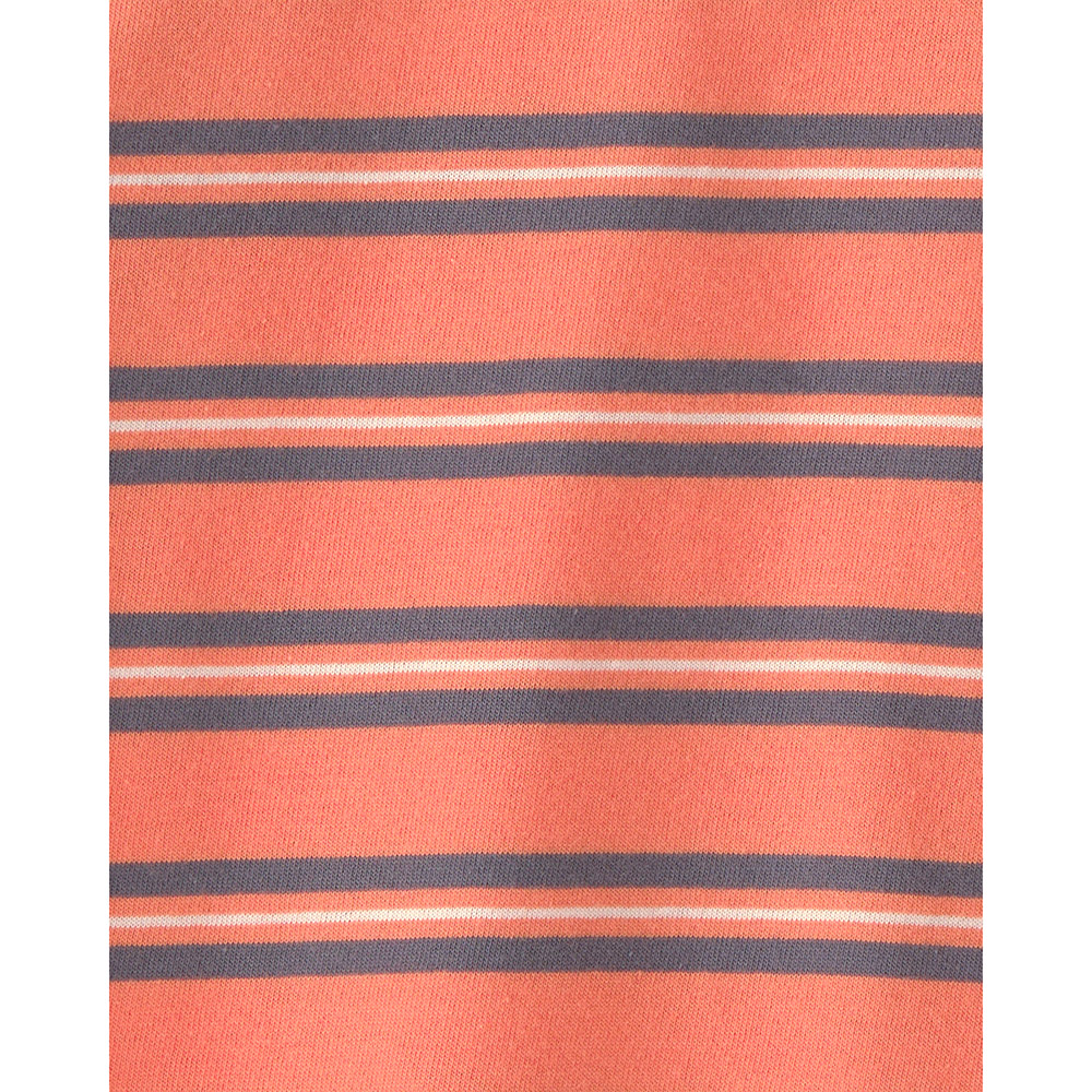 Carter's Boy's Striped Short Sleeves T-Shirt Orange/Blue