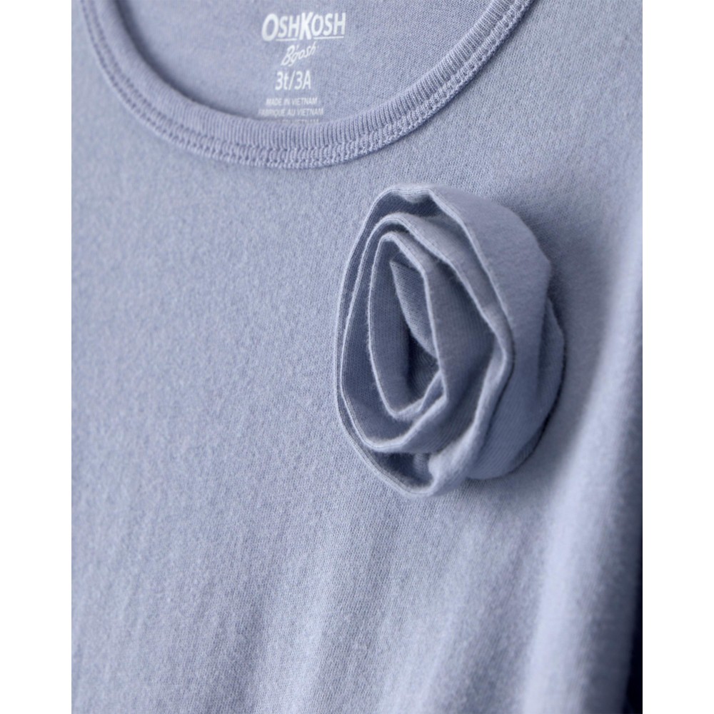 OshKosh B'Gosh - Girl's Full Sleeves Peplum Top - Blue