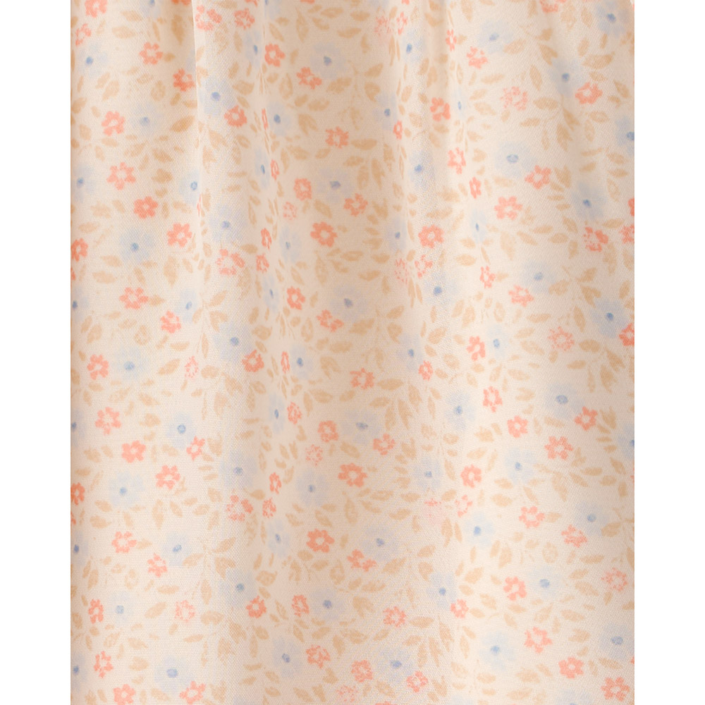 Carter's Girl's Floral Printed Chiffon Dress - Peach