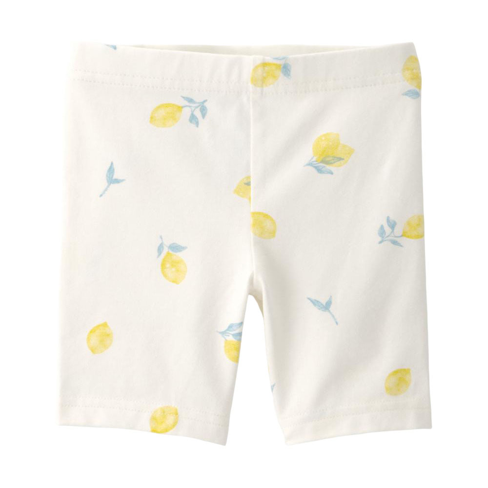 Carter's Girl's Lemon Print Knit Shorts