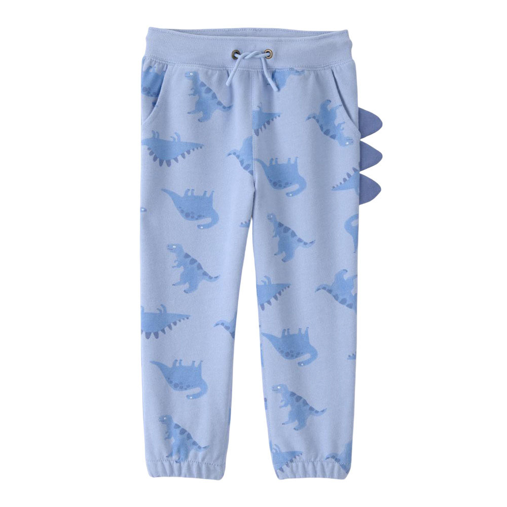 Carter's Boy's Dinosaur Printed Knit Pants - Blue