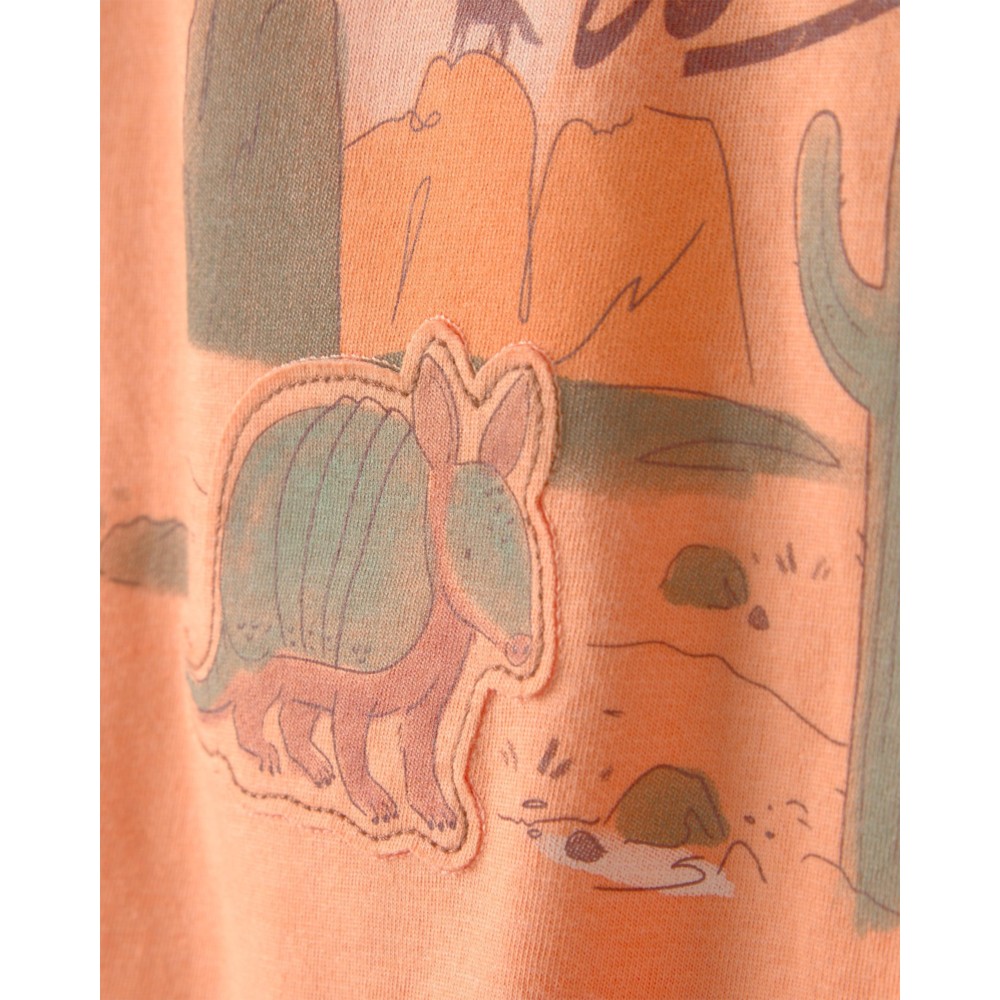 OshKosh B'Gosh - Boy's Armadillo Graphic Printed Tees - Orange