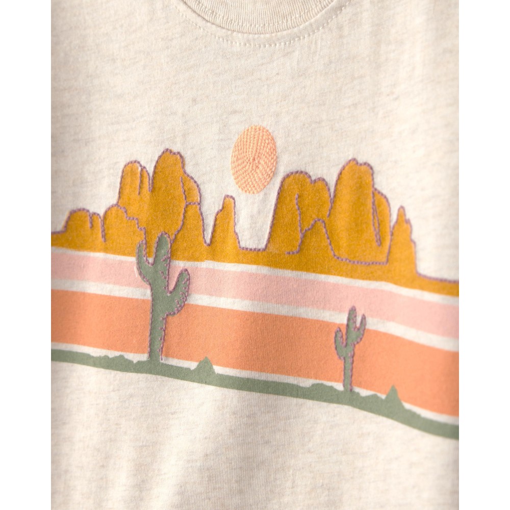 OshKosh B'Gosh - Boy's Cactus Graphic Printed Tees - Cream