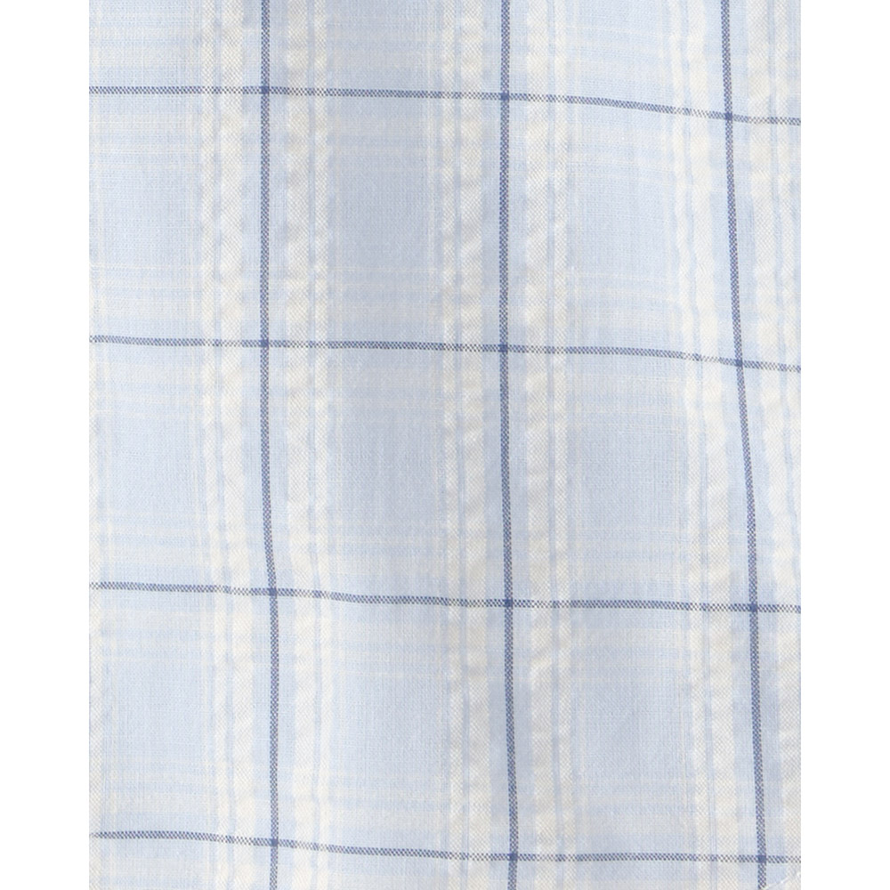 Carter's Boy's Gingham Woven Button-Front Long Sleeves Shirt