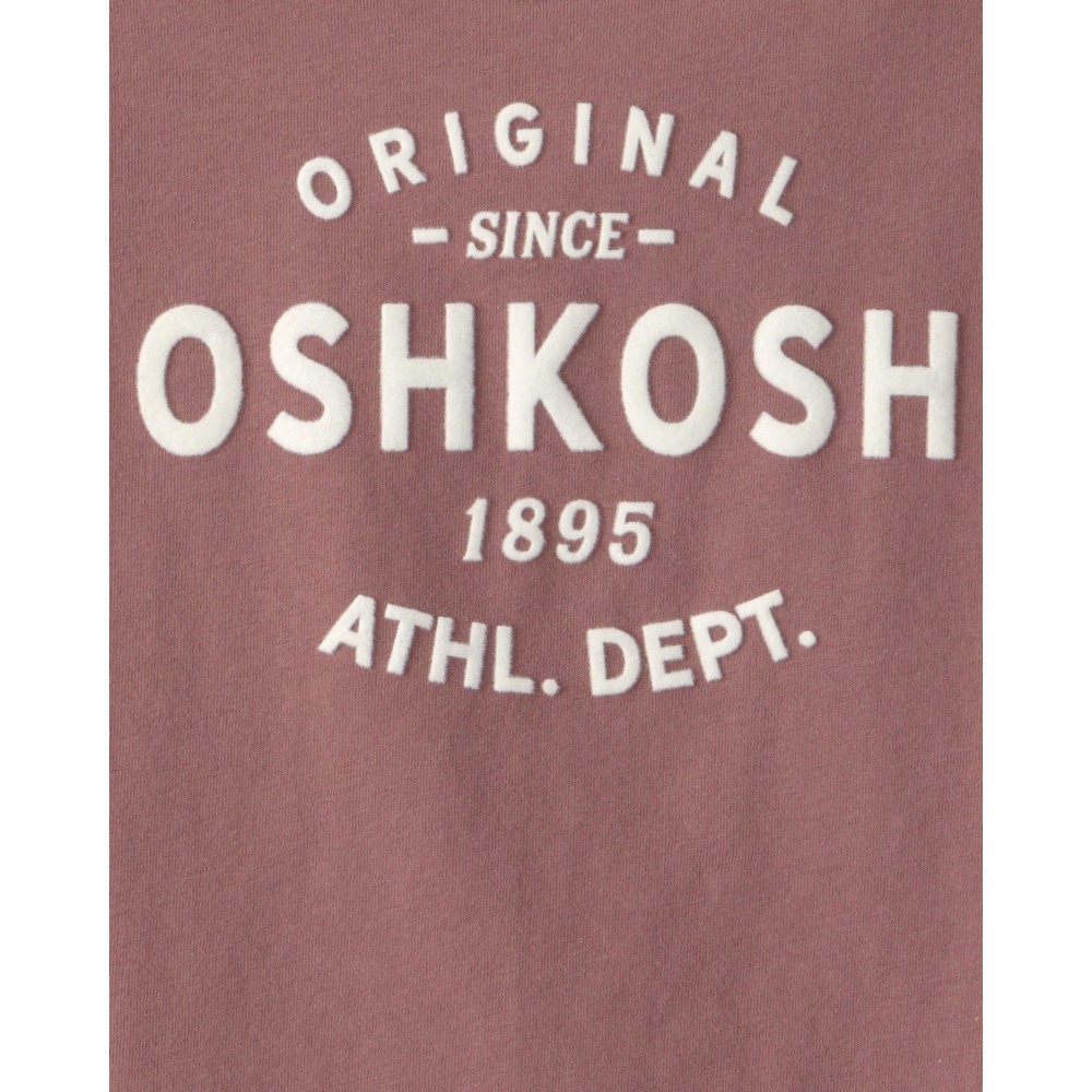 OshKosh B'Gosh - Boy's Short Sleeves Logo Graphic T-Shirt - Brown