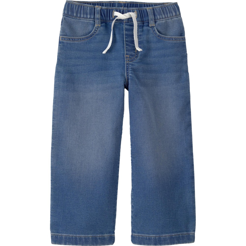 OshKosh B'Gosh - Girl's Wide Leg Denim Pants - Blue