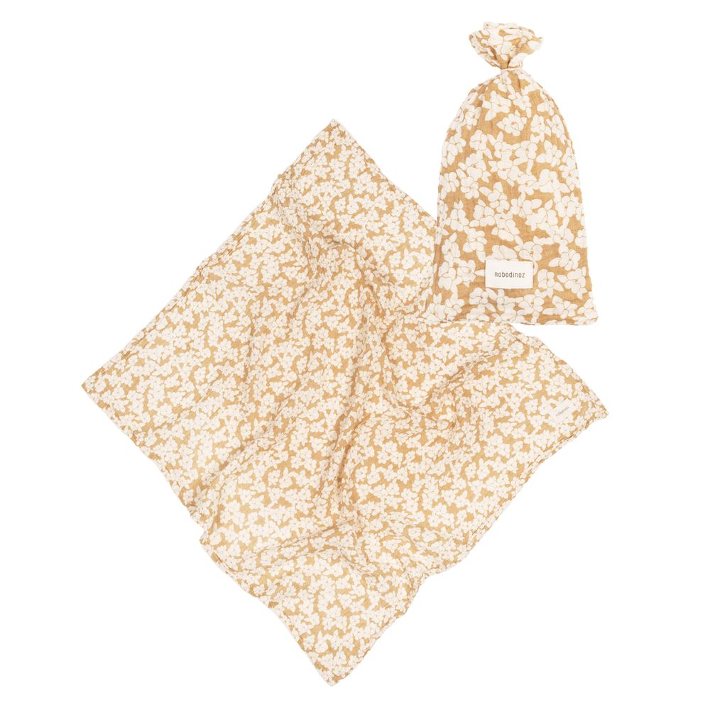 Nobodinoz - Muslin Swaddle Gift Set - Sakura