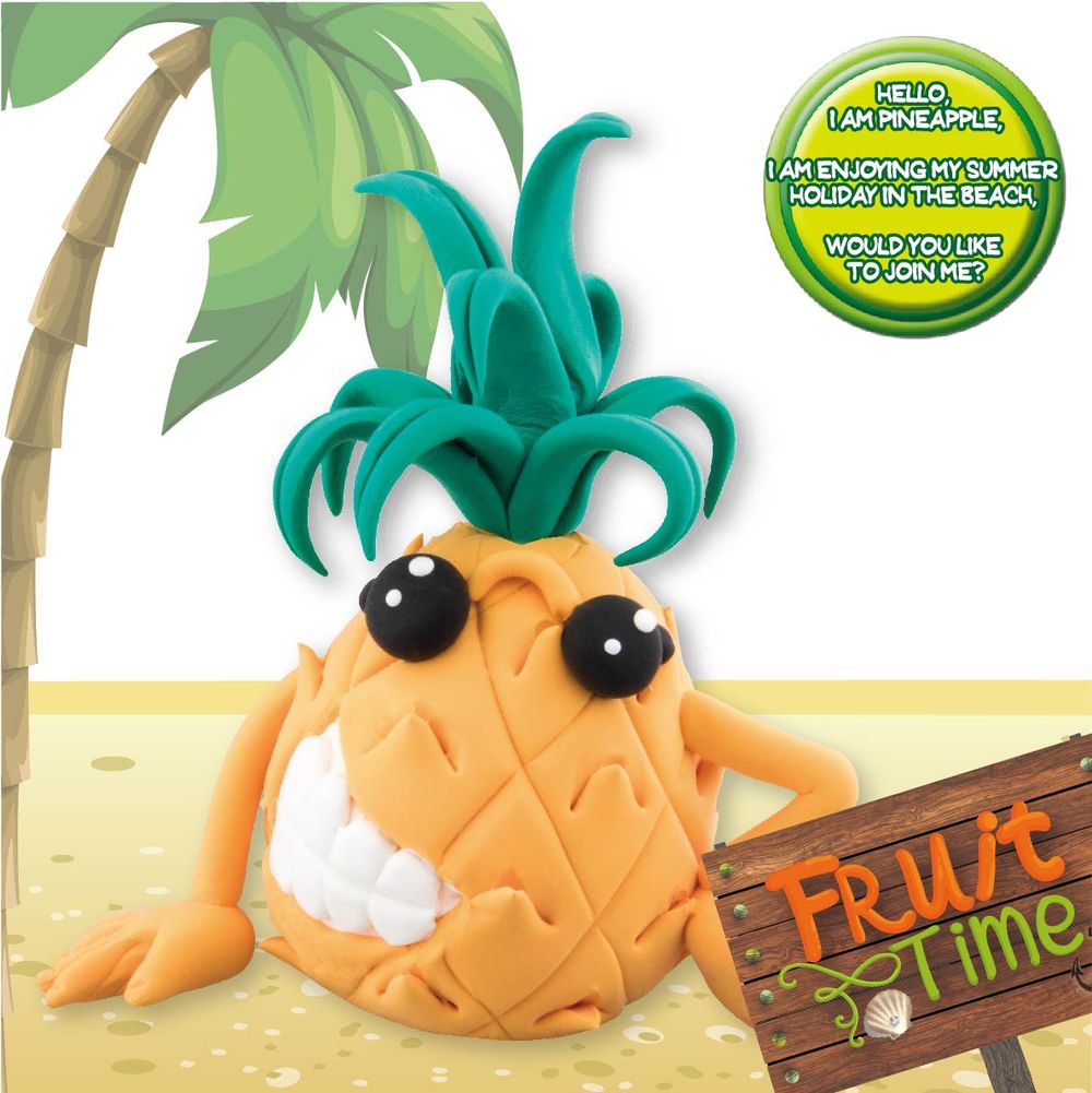 Paulinda - Fruit Time Pineapple Super Dough Kit