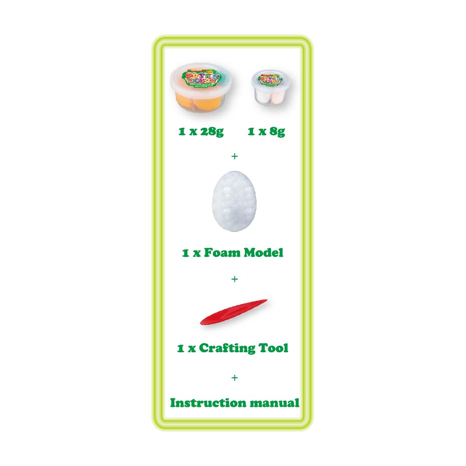 Paulinda - Fruit Time Pineapple Super Dough Kit