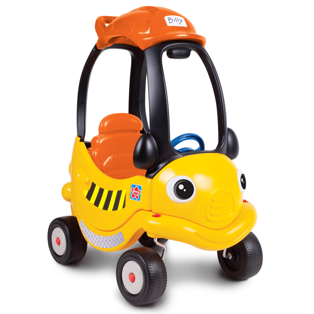 Grow'n Up - Cooper The Construction Ride-On Coupe - Yellow