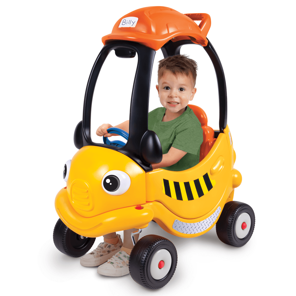 Grow'n Up - Cooper The Construction Ride-On Coupe - Yellow