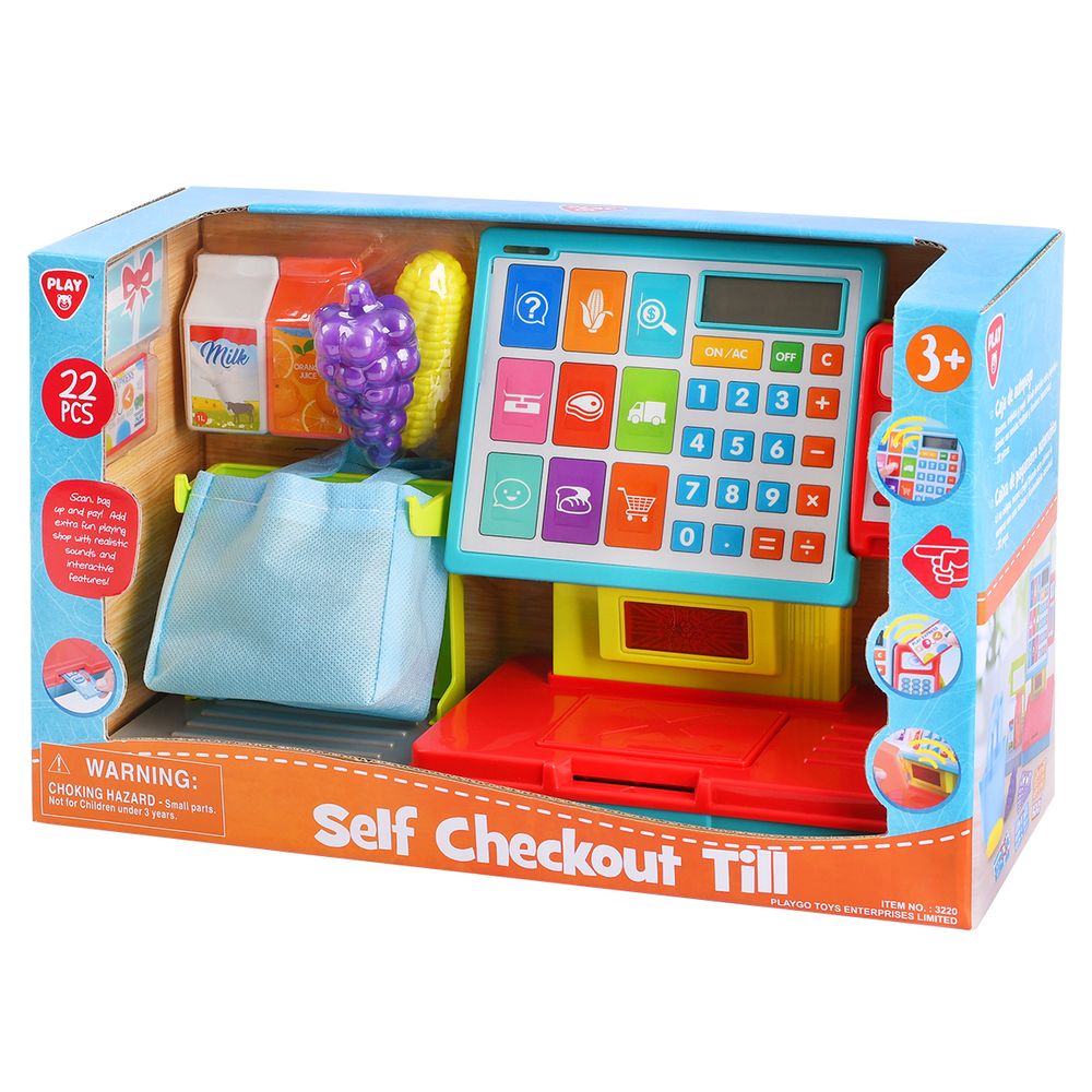 PlayGo - Self Checkout Till B/o - 22 Pcs