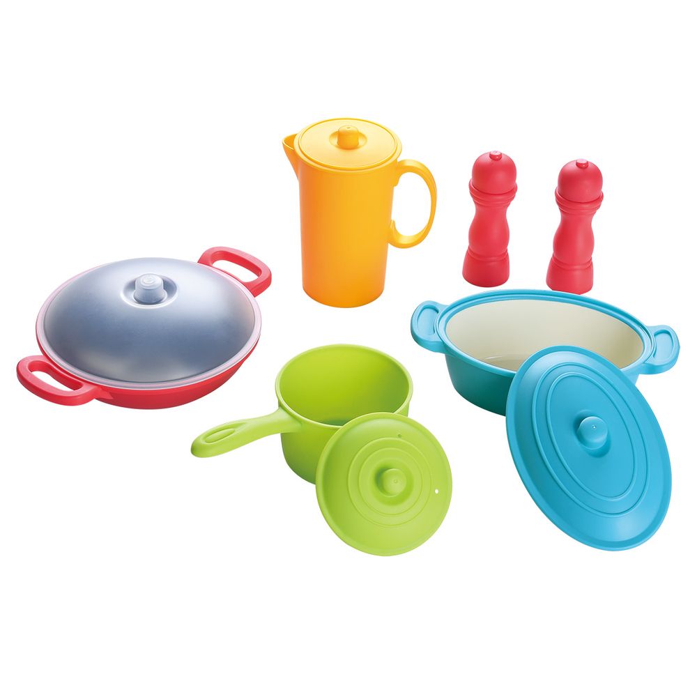 PlayGo - Pots & Pans Cooking Set - 10 Pcs