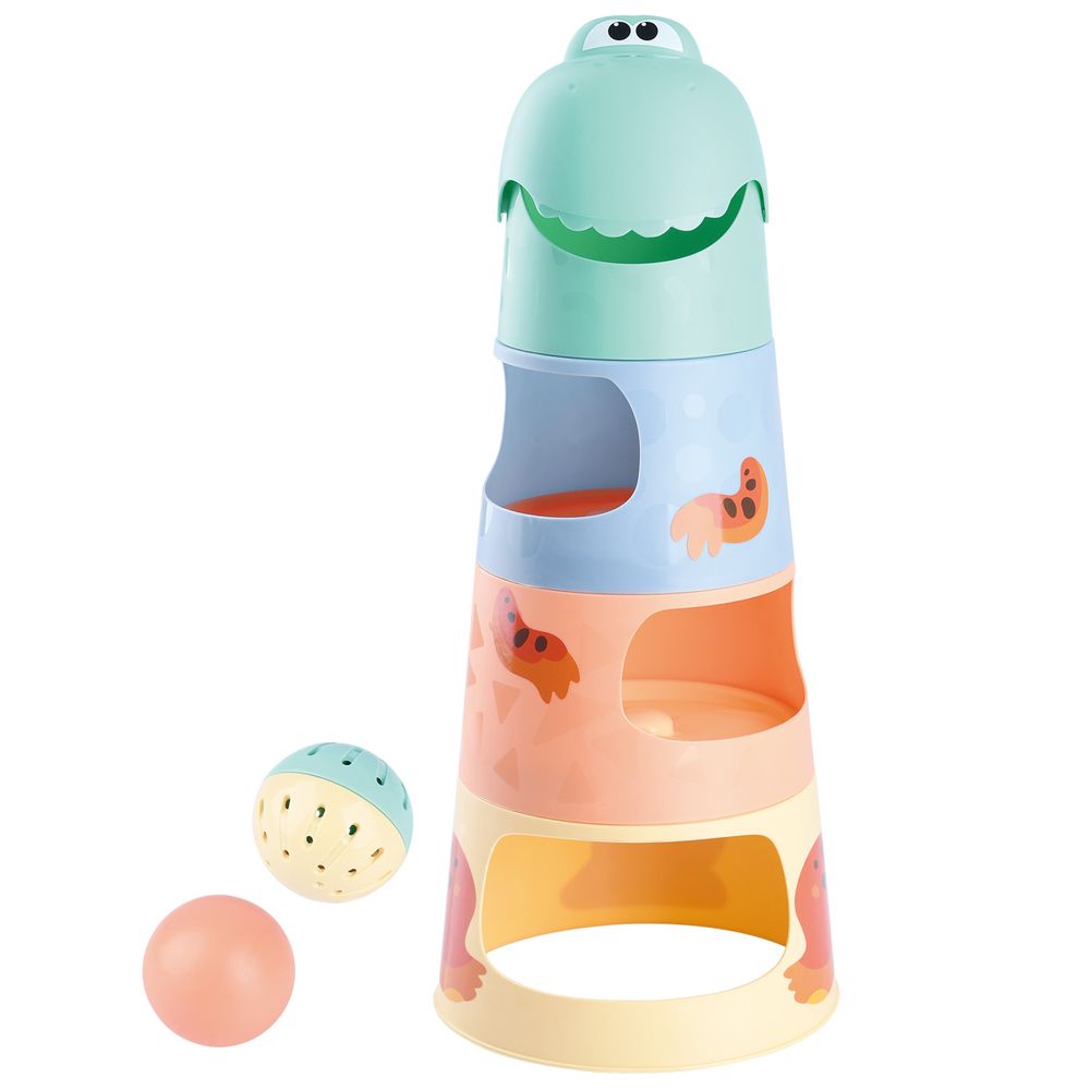 PlayGo - Dino Stack & Roll - 6 Pcs