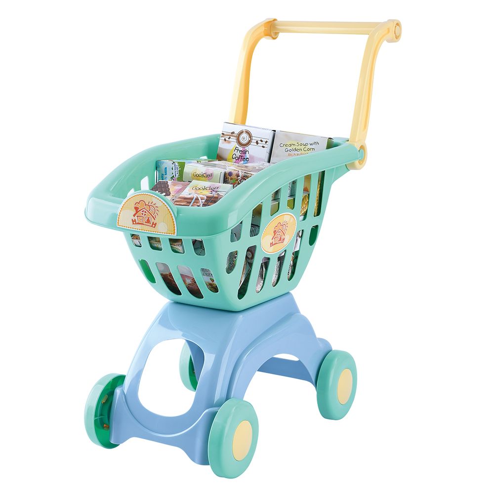PlayGo - Shopping Cart Toy Set - 18 Pcs