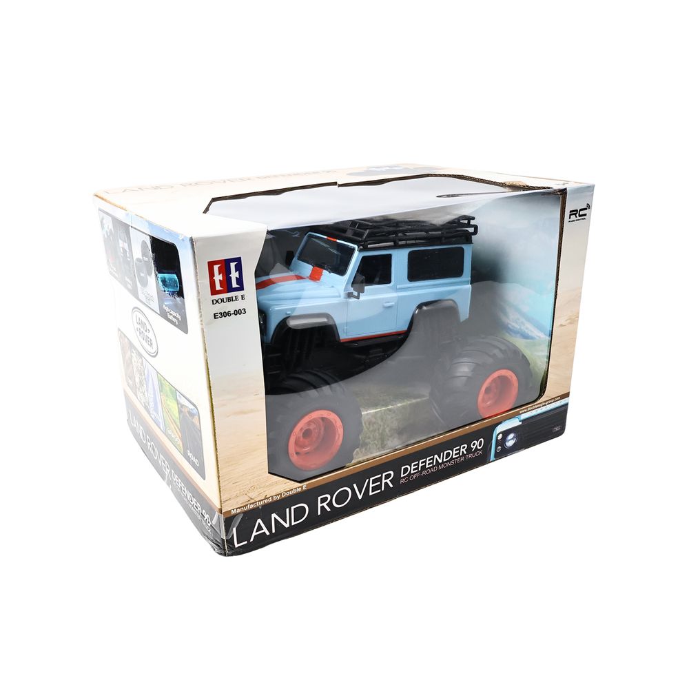 Double E - 1:14 Land Rover Defender 90 Remote Control Off-Road Monster Truck - Color May Vary - 1 Pc