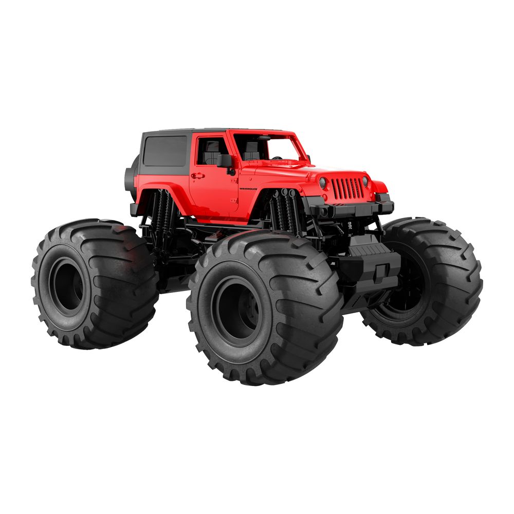 Double E - 1:14 Jeep Wrangler Remote Control Off-Road Monster Truck - Color May Vary - 1 Pc