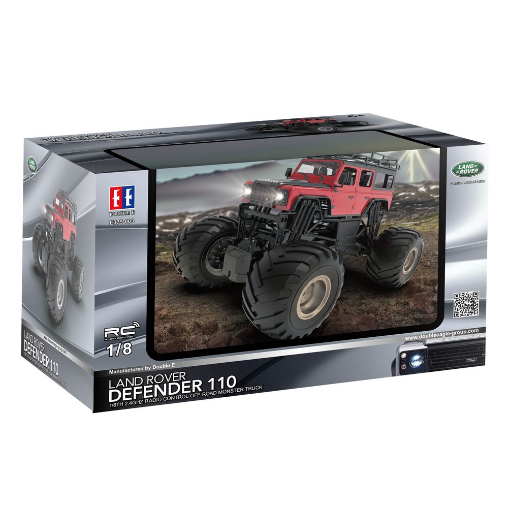 DOUBLE E - 1:8 Land Rover Defender D110 - Red