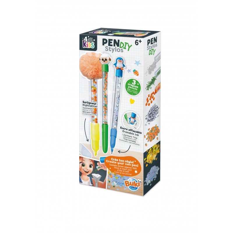 Buki France - DIY Pen Kit - Animals