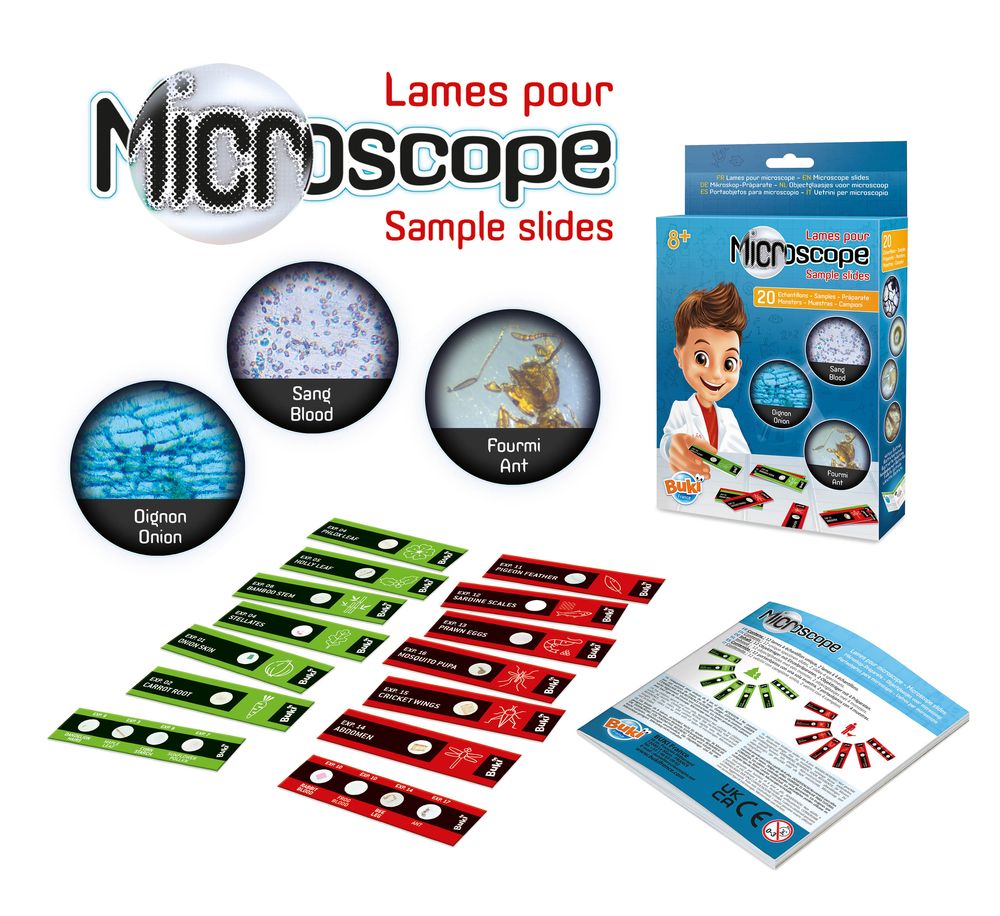 Buki France - Microscope Sample Slides Kit