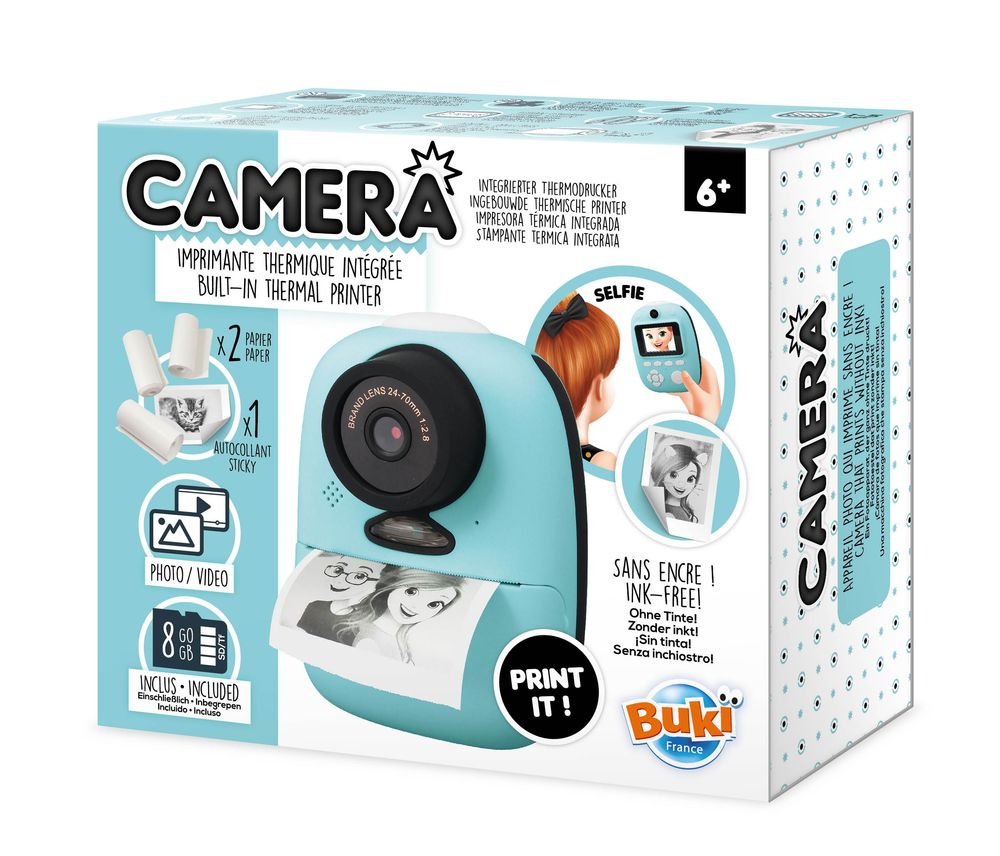 Buki France - Instant Print Camera - Blue