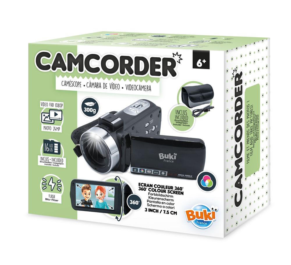 Buki France - Digital Camcorder - Black