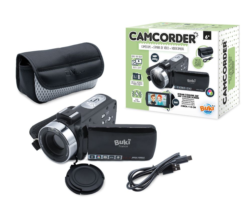 Buki France - Digital Camcorder - Black