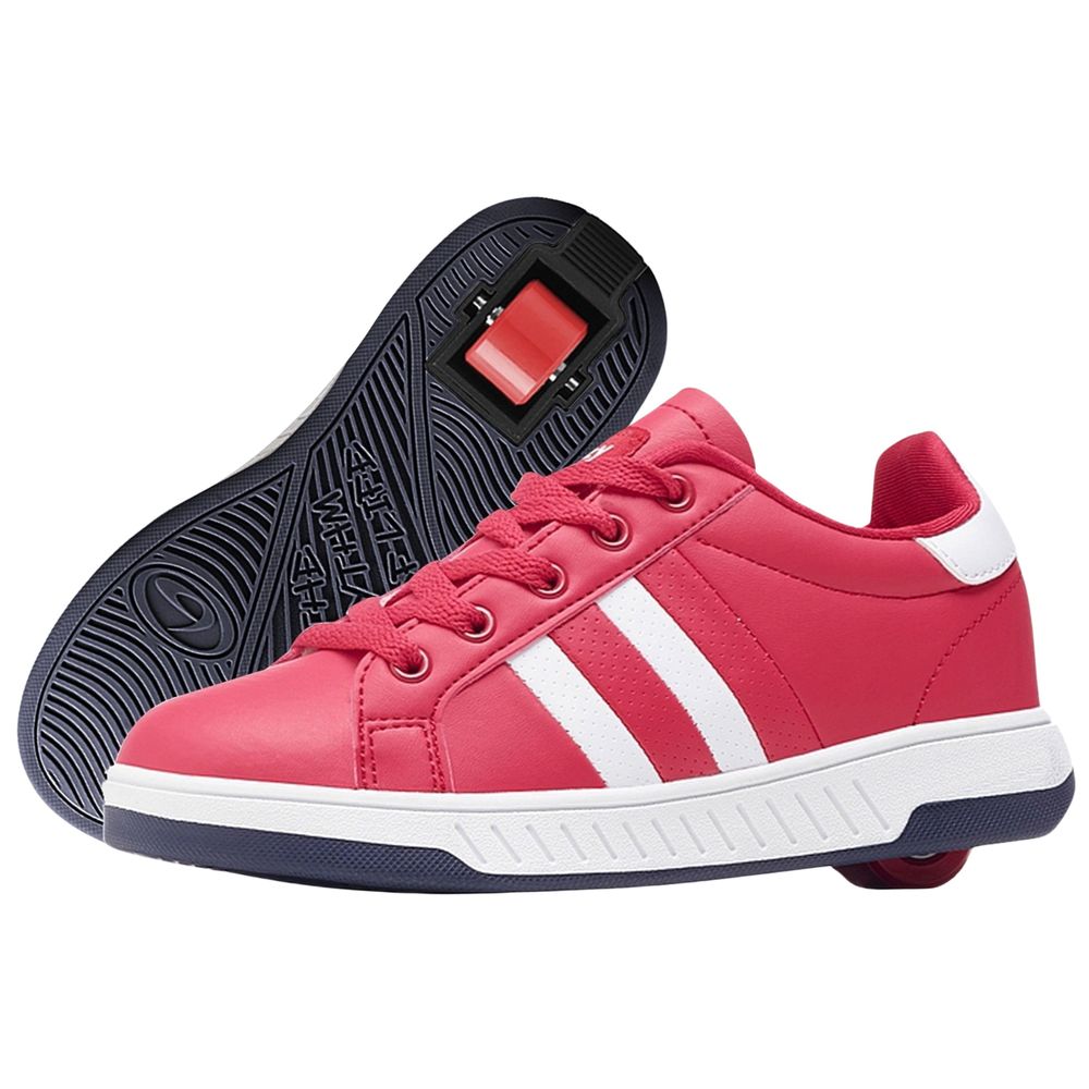 Breezy Rollers Shoes with Wheels for Kids - Red/White