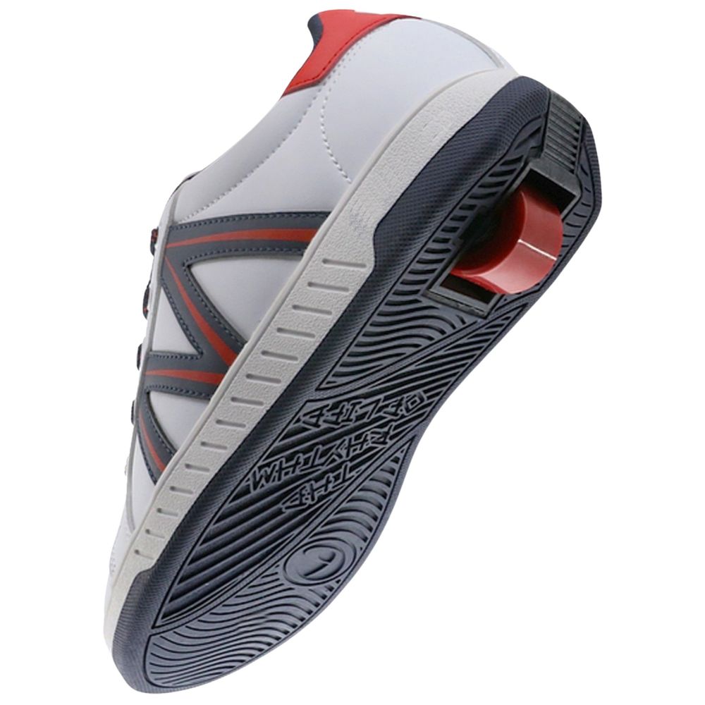 Breezy Rollers Shoes with Wheels for Kids - White/Blue