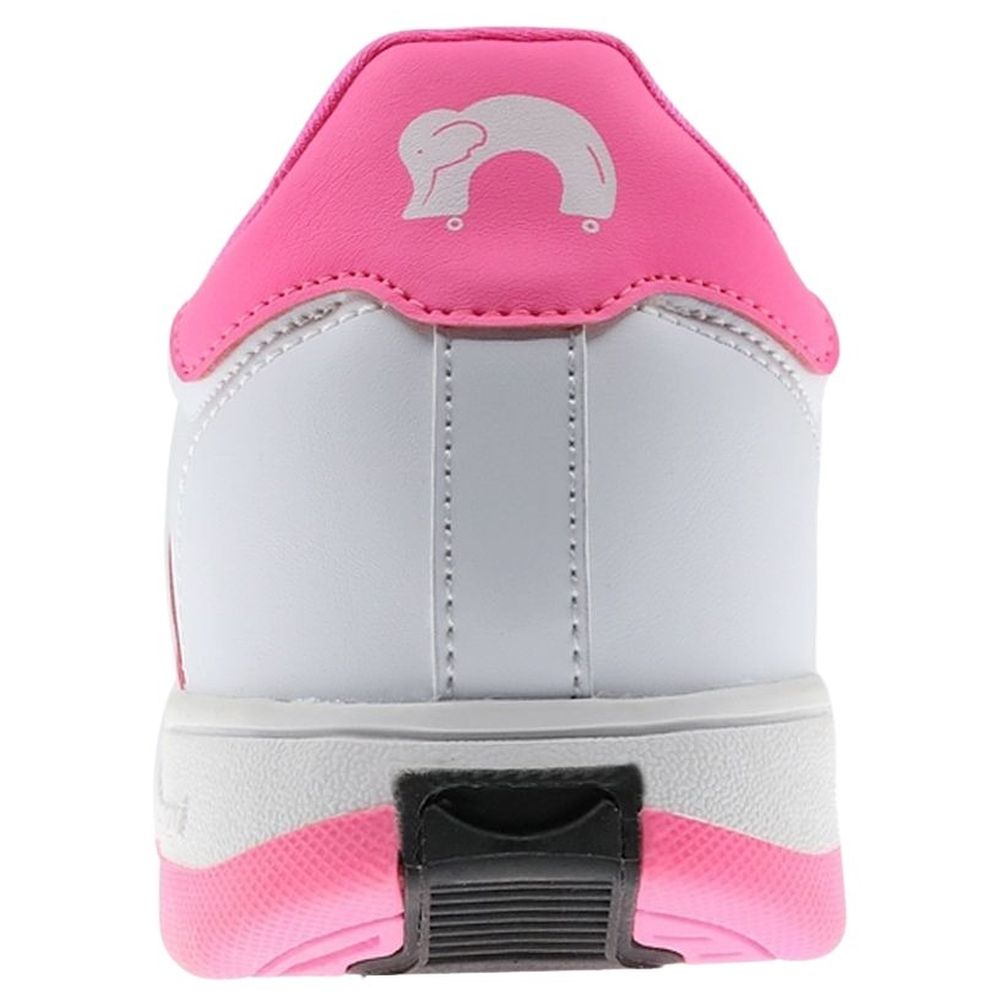 Breezy Rollers Shoes with Wheels for Kids - Pink/White
