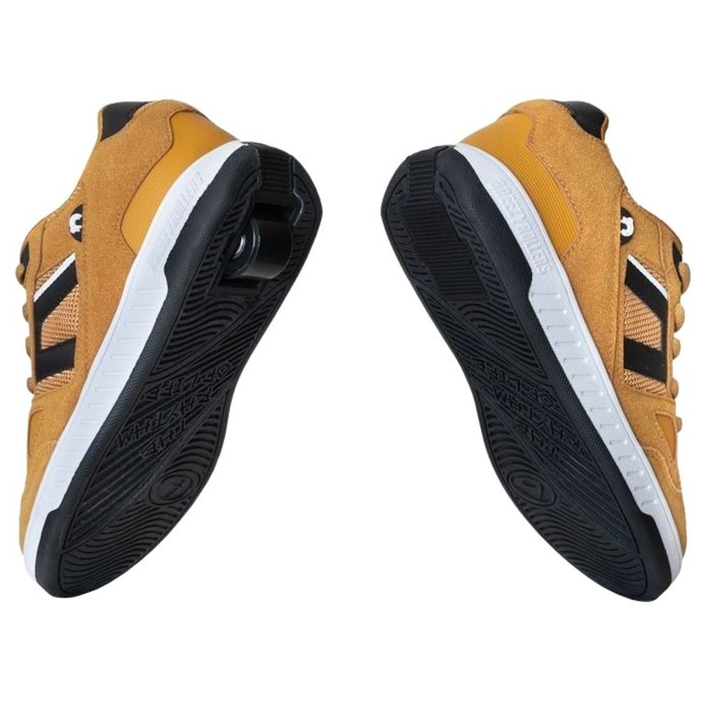 Breezy Rollers Shoes with Wheels for Kids Yello - Black