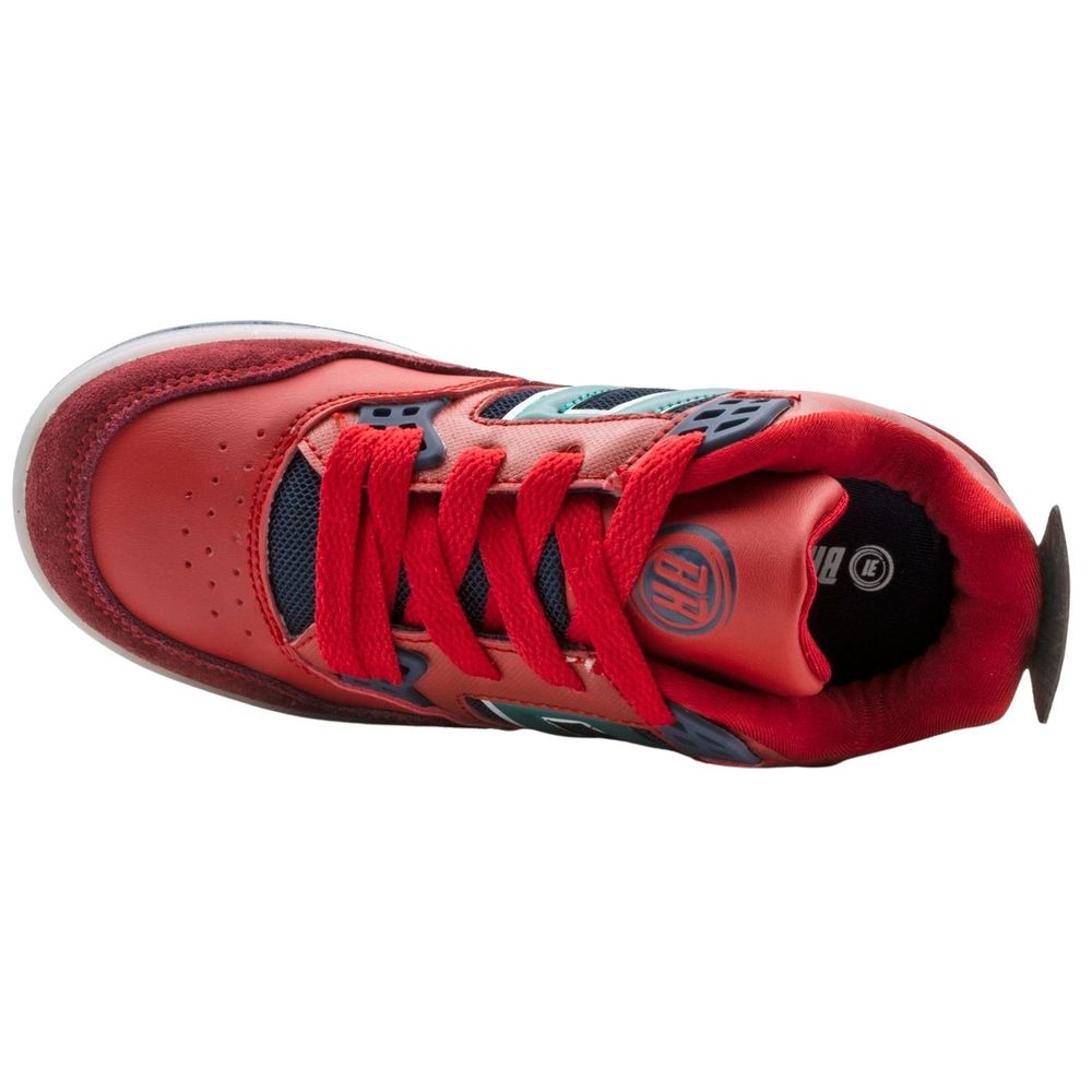Breezy Rollers Shoes with Wheels for Kids - Red
