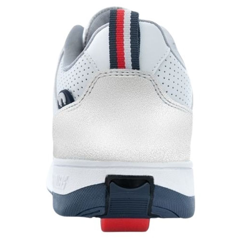 Breezy Rollers Shoes with Wheels for Kids - White